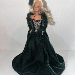 Vintage Mattel, Barbie Doll, 1966B/1976H, Holiday Velvet Dress