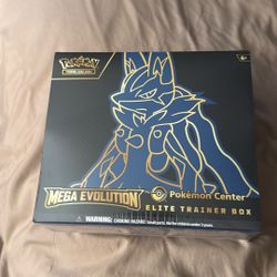 Mega Evolution Lucario Pokémon Center Etb