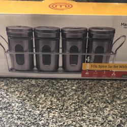 Spices Jar Set With Rack