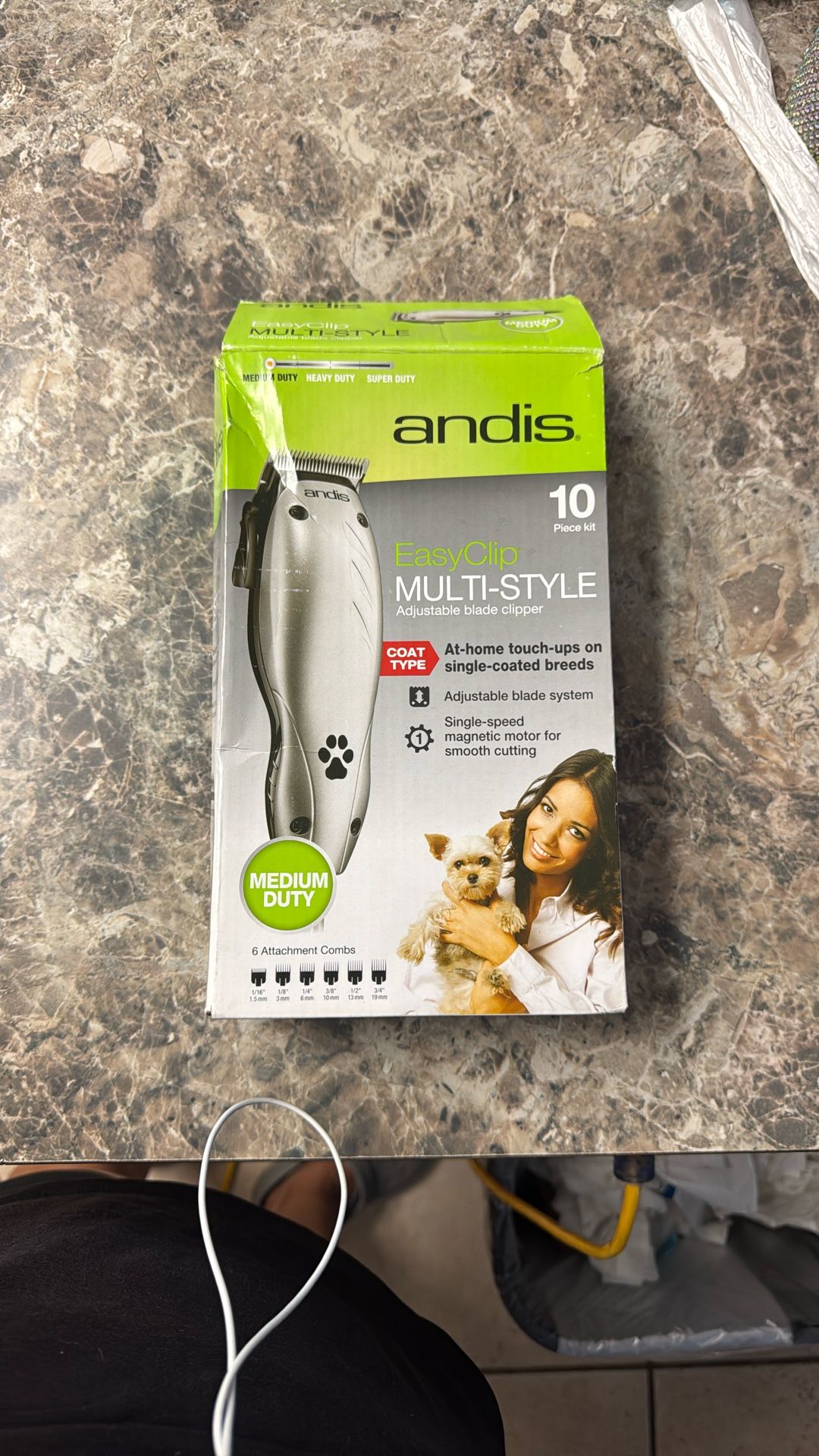 Andis EasyClip Multi-Style Clippers for Dogs