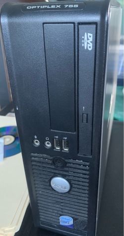 Dell Optiplex 755 computer: 8 GB RAM, SSD, NVIDIA video