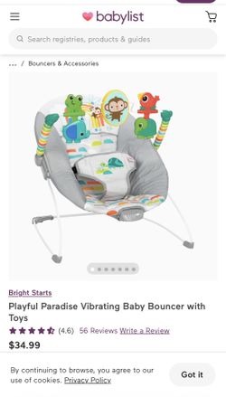 Vibrating Baby Bouncer