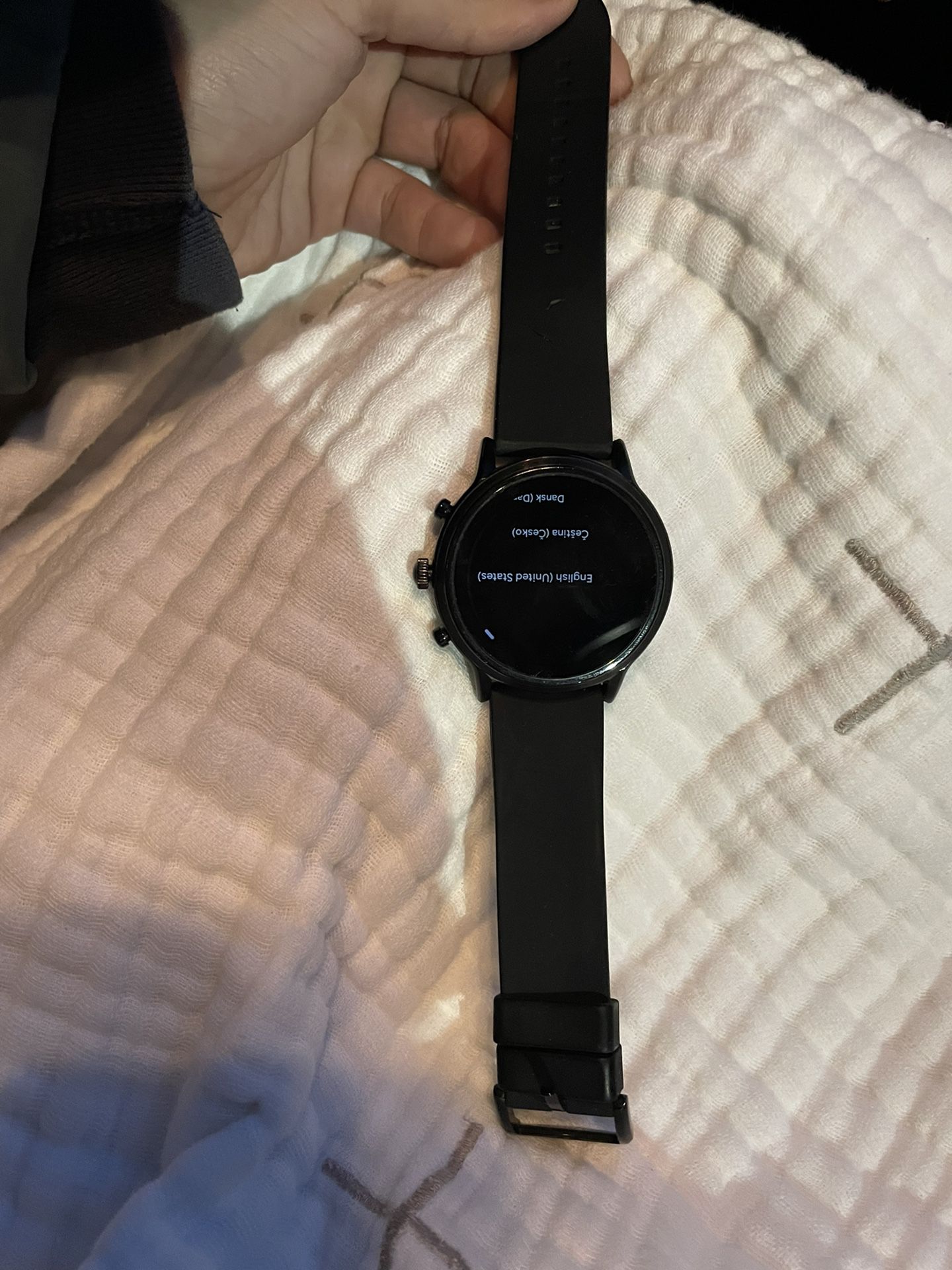 Gen 5 Smartwatch The Carlyle HR Black Silicone