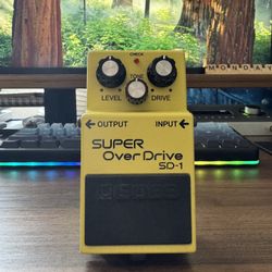 BOSS SD-1 Super Overdrive Guitar Pedal