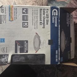 Commercial  Electric® 4 in LED Slim Color Light