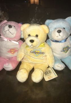 Godchild and godparents teddy bears