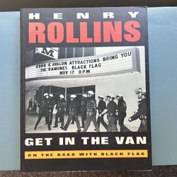 Henry Rollins ‘Get In The Van’ Book