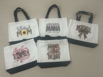 Treat your Mom with a custom tote!! $22/each