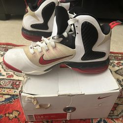 Men’s Nike LeBron 9 Miami Heat Home Size 10.5