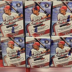 2025 TOPPS CHROME MLB BASEBALL UPDATE SERIES BLASTER BOX FACTORY SEALED