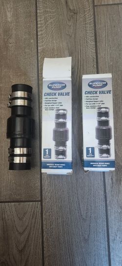 Rubber Boot Check Valves 1-1/4" Pipe