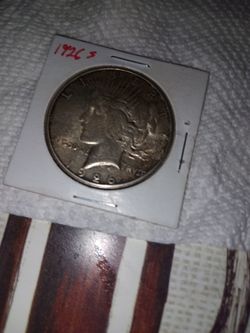 1926 S Peace Dollar Silver 