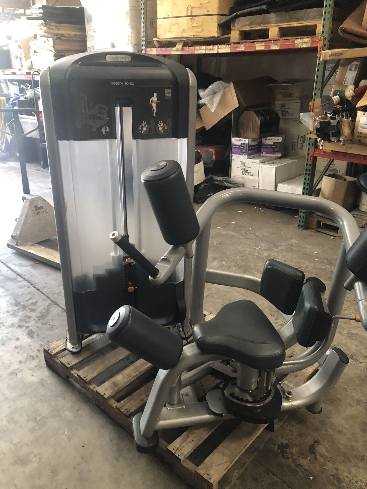 Precor Rotary Torso Machine Clean