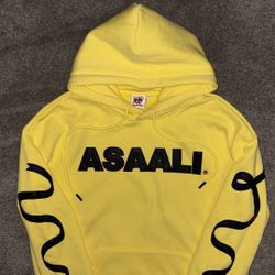 Asaali Ribbon Hoodie - Yellow