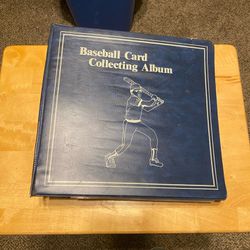 Baseball 9 Pocket Sheet Protectors + Binder 
