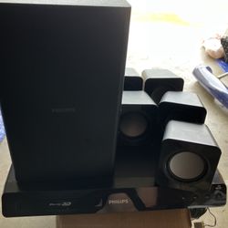Phillips Home Theater Sound System/Blu-ray/3D. Subwoofer