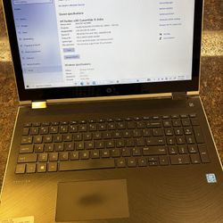 HP Pavilion X360 Convertible Touchscreen 