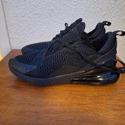 Black Nike Air Max 270 Shoes 
