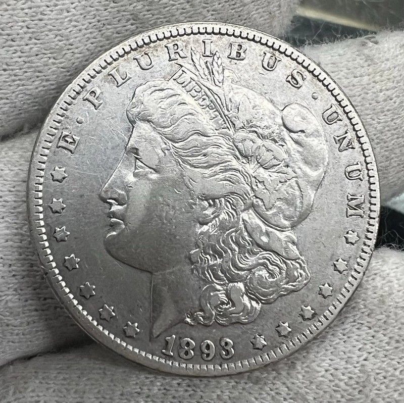 1893-P Morgan Silver Dollar Coin
