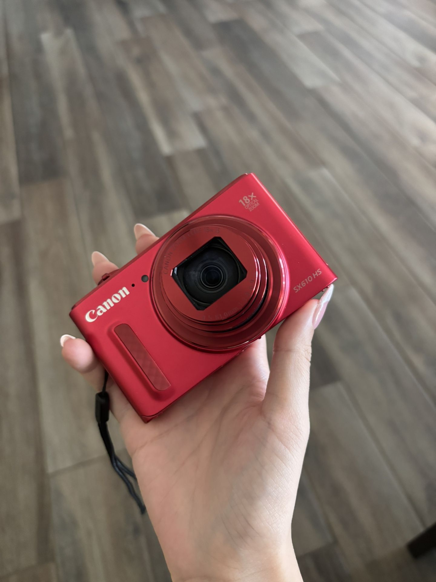 Canon Powershot SX610 HS- RED 20.2MP Digital Camera