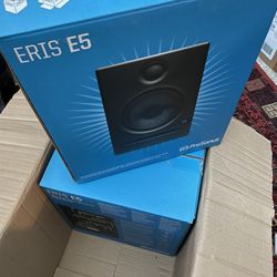 Eris E5 Presonus Speakers x2 and Mackie Mix5 Mixer
