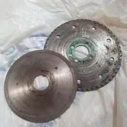 2,tile Saw Blade's 1,4inch And ,4 3/4..