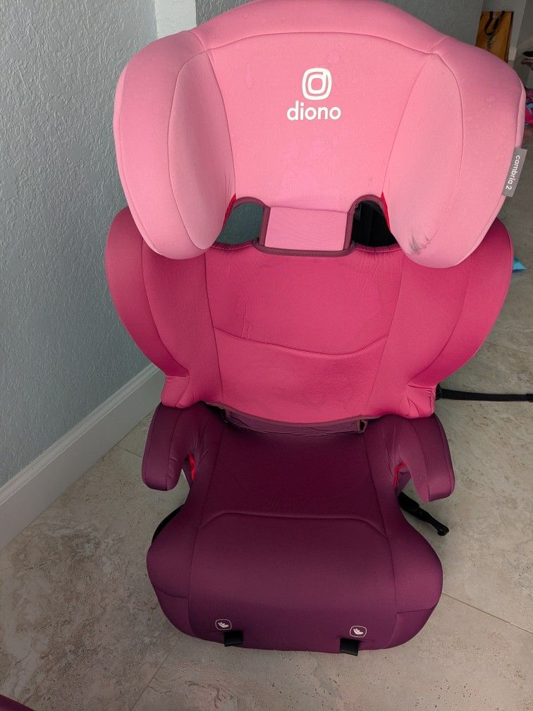 Diono Cambria 2 Booster Seat - Pink (Gently Used)