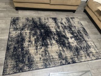 Blue Abstract Rug