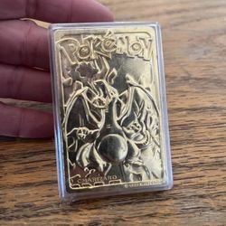 pokemon heart gold cards Gold Plated Pikachu Card Pin –– Nostalgia Vault – Pinbadges LTD main image 0