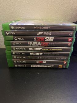Xbox One And Xbox Series x Games 