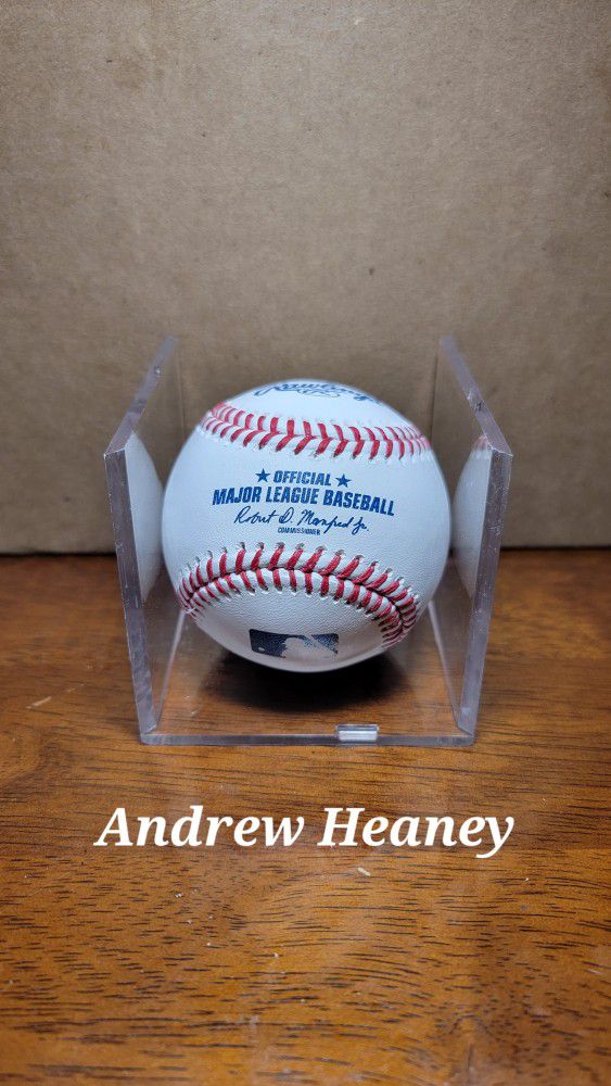 Andrew Heaney Autograph Baseball