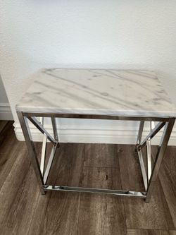 Marble end table