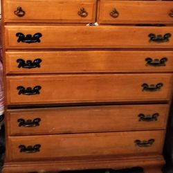 Mid Century Walnut Chest Of Drawers