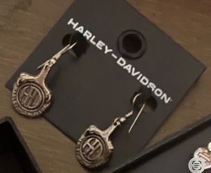 Silver earrings
