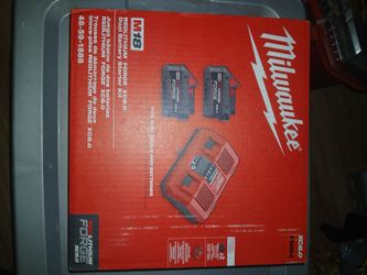 Milwaukee m18 Redlithium Forge XC8.0 Dual Battery Starter kit