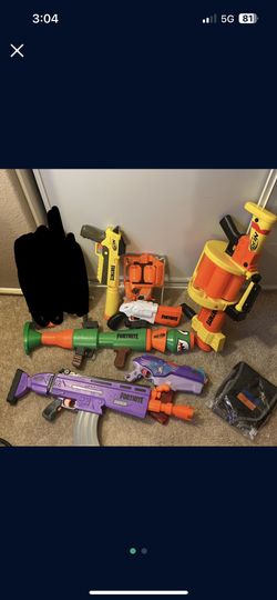 Nerf Guns And New Vest. Selling Individually (MAKE AN OFFER)