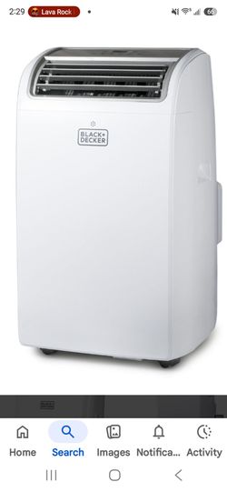Portable ac black