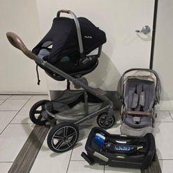 Nuna mixx next and Nuna pipa car seat and base Stroller Set 