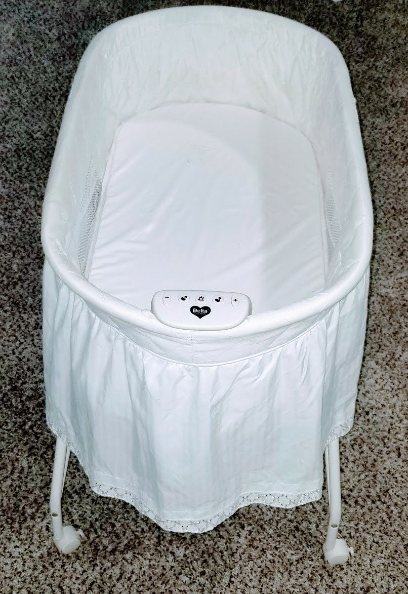 Baby bassinet with lights music and sounds