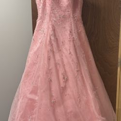 Tiffany Designs Gown-Size 10- Pink