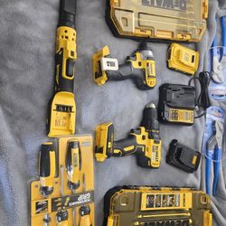 Dewalt Combo Kit ,SAE & METRIC Ratchet Set Angle Speed Ratchet Milwaukee Pants (38/30) (40/34)