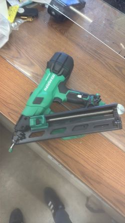 Metabo 15GA cordless finish nailer battery and charger included