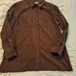 Women's Long Sleeve Button Down Top Shirt Size 12 