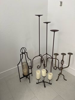 Bundle- Candelabras & Candle Holders