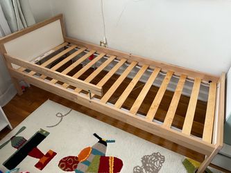 IKEA SNIGLAR Bed Frame + slatted base + mattress + mattress protector