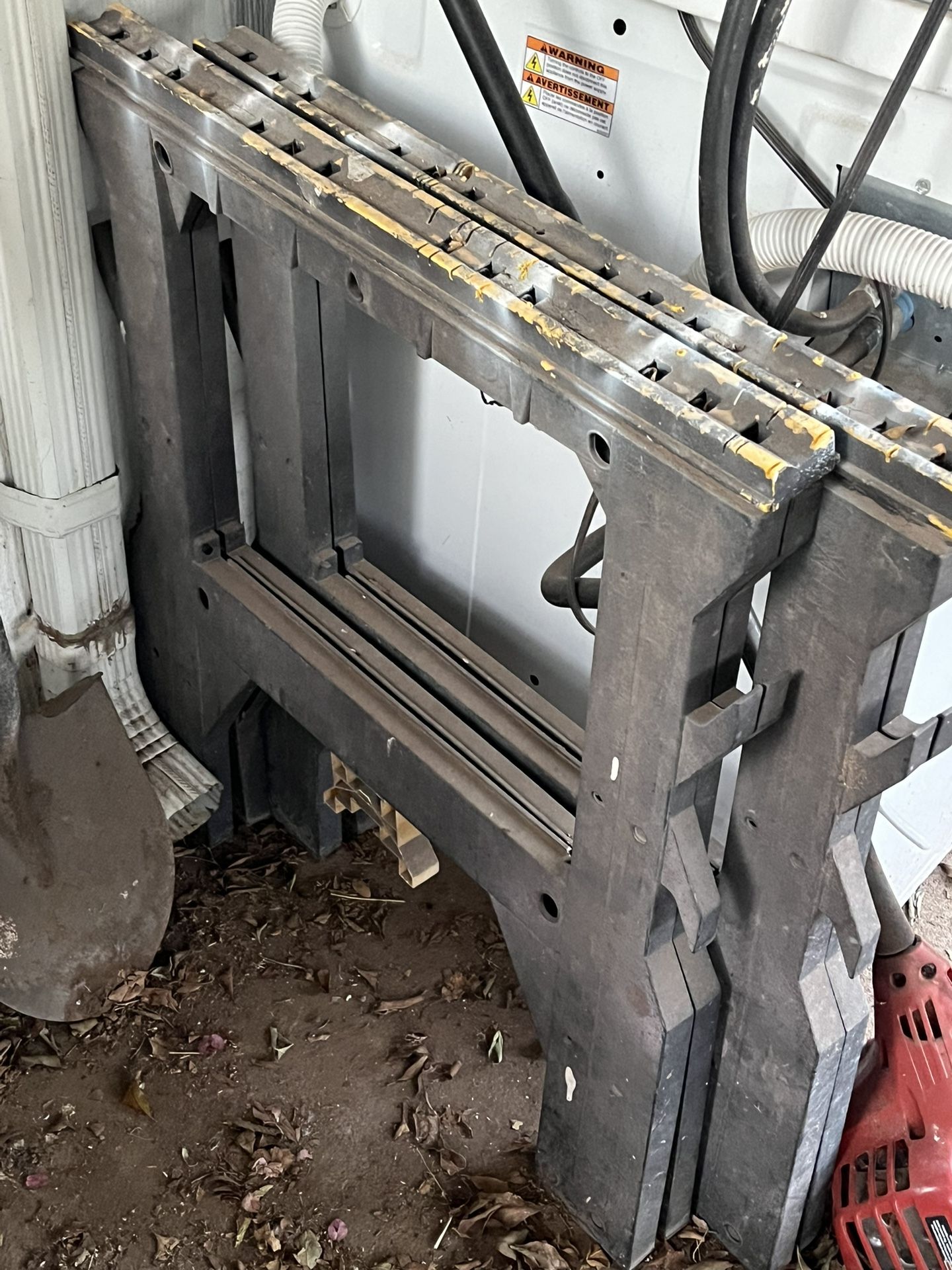 Two Table Horses Table Saw