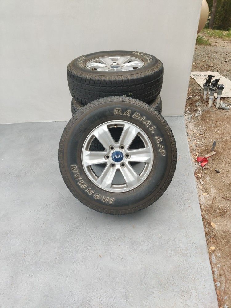 2019 Ford F150 Rims And Tires , Front And Rear Bumper and Stock Intake.