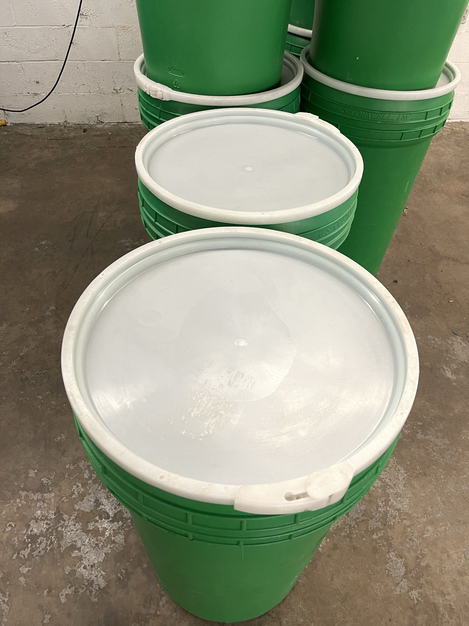 55 gallon Open Top barrel with lock rim and lid