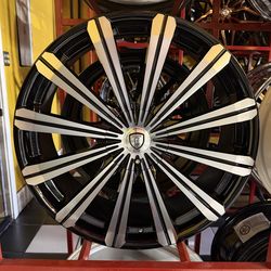 22x8”  BORGHINI B18 WHEELS