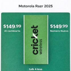 Motorola Razr 2025 — Oferta Exclusiva desde $149.99 (Cámbiate Hoy)